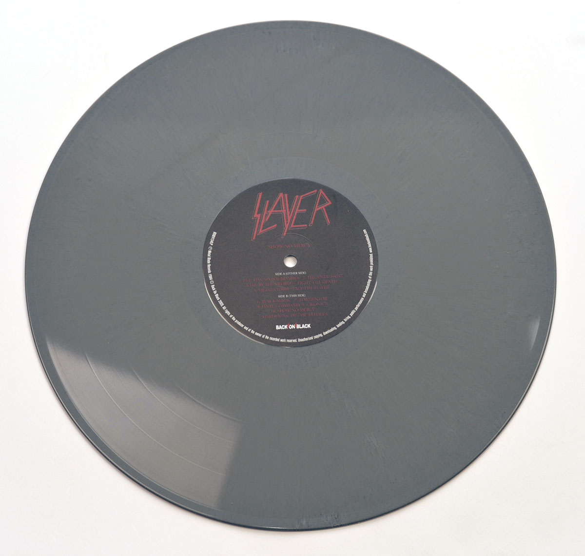 High Resolution Photo #4 SLAYER Show Mercy Grey Vinyl 